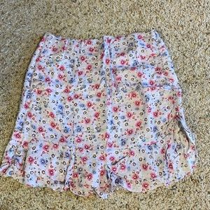 Adorable flowy floral skirt